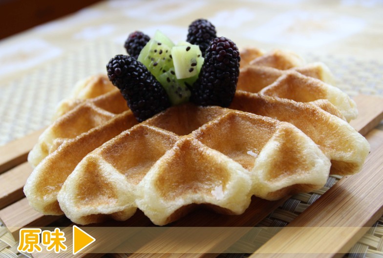 Mochi waffle cake