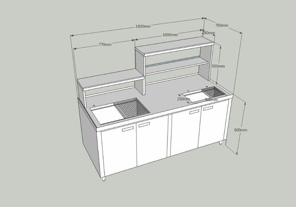 boba tea counter boba tea store design