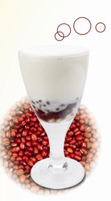 Hot bubble tea drink----Wheat seed & red bean soup