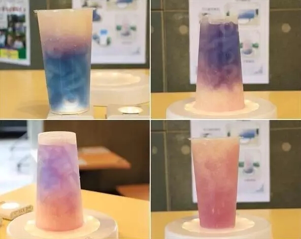 Do you know butterfly pea drinks are very popular now in Taiwan bubble tea shop?