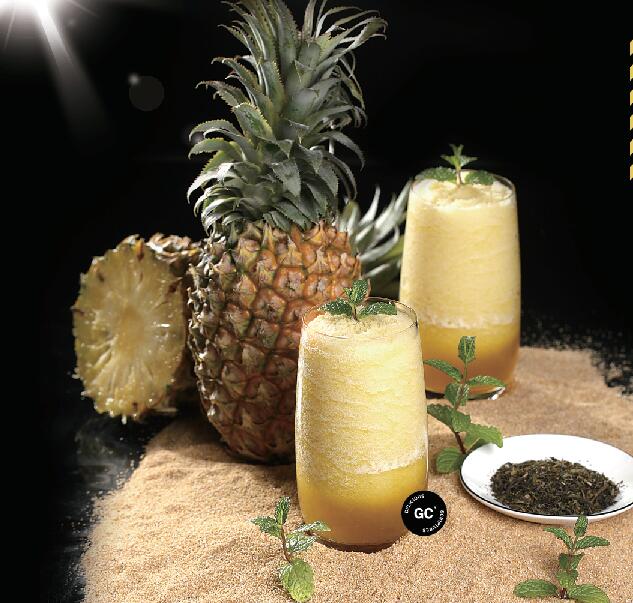 snow pineapple bubble tea