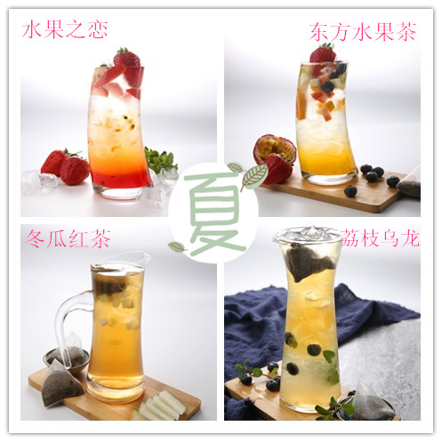 fresh fruit tea drink