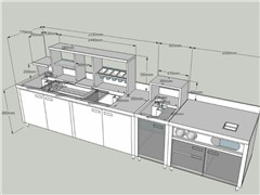 bubble tea counter layout for bubble tea shop